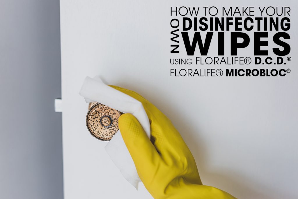 Make your own disinfecting wipes
