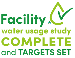 facility water usage study complete and targets set