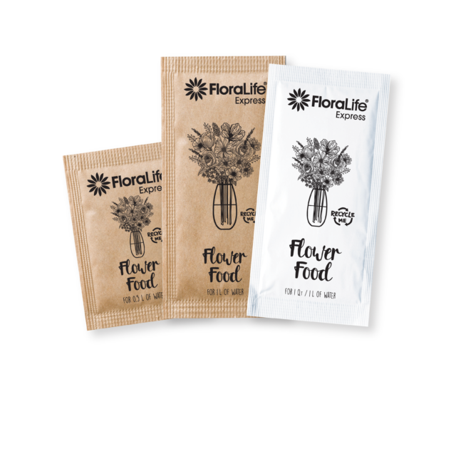 FloraLife® Express Universal 300 Flower Food Recyclable Paper packets