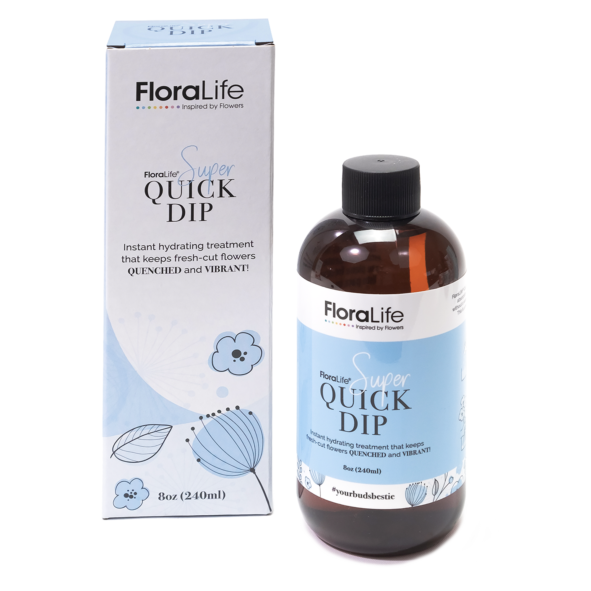  FloraLife Quick Dip, Finishing Touch Spray & Flower