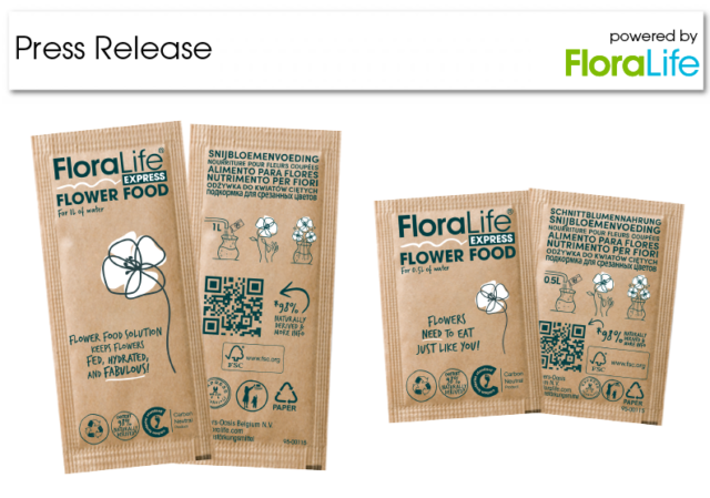 FloraLife Assesses Recyclable Paper Packets Line and Announces It Carbon Neutral